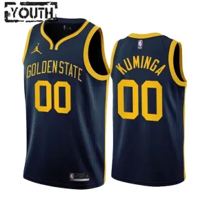 Maillot Enfant Golden State Warriors Jonathan Kuminga 00 Statement Edition Navy Swingman Maillot Enfant Golden State Warriors Jonathan Kuminga 00 Statement Edition Navy Swingman