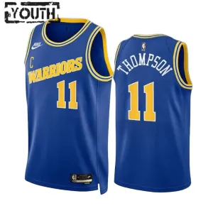 Maillot Enfant Golden State Warriors Klay Thompson 11 Classic Edition 2022-23 Bleu Swingman Maillot Enfant Golden State Warriors Klay Thompson 11 Classic Edition 2022-23 Bleu Swingman
