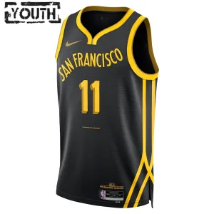 Maillot Enfant Golden State Warriors Klay Thompson City Edition 2023-24 Noir Swingman
