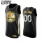 Maillot Enfant Golden State Warriors Limited Personnalisé Golden Edition Noir Swingman