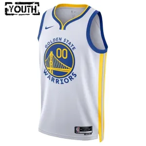 Maillot Enfant Golden State Warriors Personnalisé Association Edition Blanc Swingman