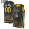 Maillot Enfant Golden State Warriors Personnalisé City Edition 2022-23 Noir Swingman