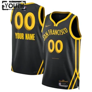 Maillot Enfant Golden State Warriors Personnalisé City Edition 2023-24 Swingman