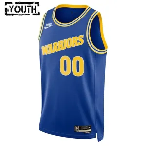 Maillot Enfant Golden State Warriors Personnalisé Classic Edition 2022-23 Bleu Swingman