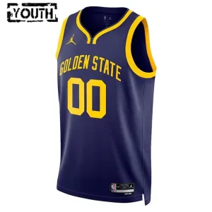 Maillot Enfant Golden State Warriors Personnalisé Statement Edition Navy Swingman
