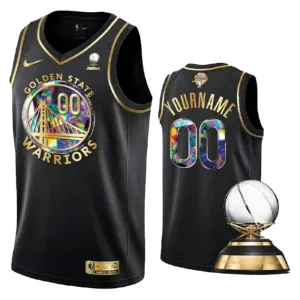 Maillot Homme Golden State Warriors Diamond Edition Personnalisé Noir Swingman Maillot Homme Golden State Warriors Diamond Edition Personnalisé Noir Swingman