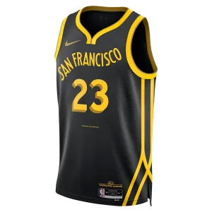 Maillot Homme Golden State Warriors Draymond Green City Edition 2023-24 Noir Swingman