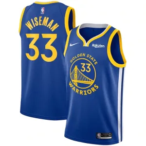 Maillot Homme Golden State Warriors James Wiseman 33 Icon Edition Royal Swingman