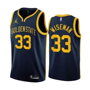 Maillot Homme Golden State Warriors James Wiseman 33 Statement Edition Navy Swingman Maillot Homme Golden State Warriors James Wiseman 33 Statement Edition Navy Swingman