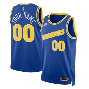 Maillot Homme Golden State Warriors Personnalisé Classic Edition 2022-23 Bleu Swingman