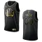 Maillot Homme Golden State Warriors Personnalisé Golden Edition Noir Swingman