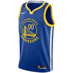 Maillot Homme Golden State Warriors Personnalisé Icon Edition Bleu Swingman