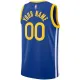 Maillot Homme Golden State Warriors Personnalisé Icon Edition Bleu Swingman
