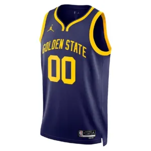 Maillot Homme Golden State Warriors Personnalisé Statement Edition Navy Swingman