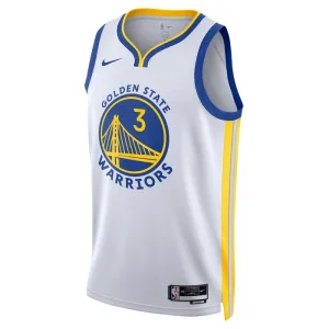 Maillot Homme Golden State Warriors Poole 3 Association Edition Blanc Swingman