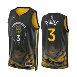 Maillot Homme Golden State Warriors Poole 3 City Edition 2022-23 Noir Swingman Maillot Homme Golden State Warriors Poole 3 City Edition 2022-23 Noir Swingman