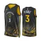 Maillot Homme Golden State Warriors Poole 3 City Edition 2022-23 Noir Swingman