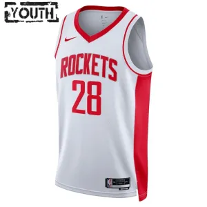 Maillot Enfant Houston Rockets Alperen Sengun 28 Association Edition Blanc Swingman