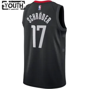 Maillot Enfant Houston Rockets Dennis Schroder 17 Statement Edition Noir Swingman