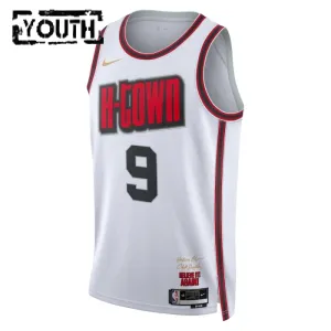 Maillot Enfant Houston Rockets Dillon-Brooks City Edition 2024-25 Blanc Swingman