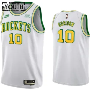 Maillot Enfant Houston Rockets Eric Gordon 10 Classic Edition 2022-23 Blanc Swingman