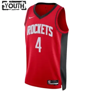 Maillot Enfant Houston Rockets Jalen Green 0 Icon Edition Rouge Swingman