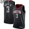Maillot Enfant Houston Rockets Kevin Porter JR 3 Statement Edition Noir Swingman