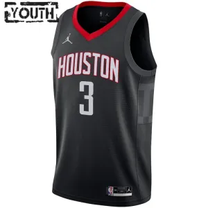 Maillot Enfant Houston Rockets Kevin Porter JR 3 Statement Edition Noir Swingman