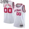 Maillot Enfant Houston Rockets Personnalisé City Edition 2023-24 Blanc Swingman