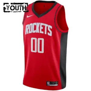 Maillot Enfant Houston Rockets Personnalisé Icon Edition Rouge Swingman