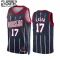 Maillot Enfant Houston Rockets Tari Eason 17 City Edition 2022-23 Navy Swingman