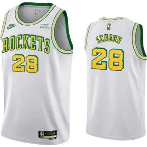 Maillot Homme Houston Rockets Alperen Sengun 28 Classic Edition 2022-23 Blanc Swingman