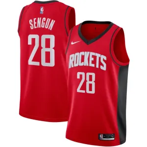 Maillot Homme Houston Rockets Alperen Sengun 28 Icon Edition Rouge Swingman