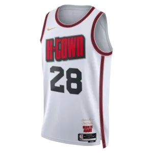 Maillot Homme Houston Rockets Alperen Sengun City Edition 2024-25 Blanc Swingman
