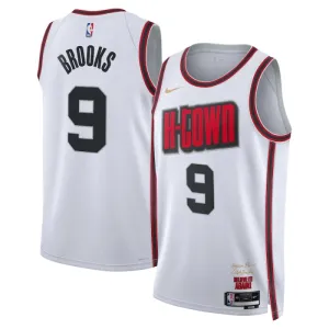 Maillot Homme Houston Rockets Dillon-Brooks City Edition 2024-25 Blanc Swingman