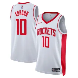 Maillot Homme Houston Rockets Eric Gordon 10 Association Edition Blanc Swingman