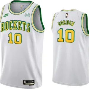 Maillot Homme Houston Rockets Eric Gordon 10 Classic Edition 2022-23 Blanc Swingman Maillot Homme Houston Rockets Eric Gordon 10 Classic Edition 2022-23 Blanc Swingman