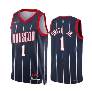 Maillot Homme Houston Rockets Jabari Smith JR 1 City Edition 2022-23 Navy Swingman