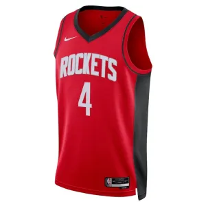 Maillot Homme Houston Rockets Jalen Green 0 Icon Edition Rouge Swingman