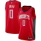 Maillot Homme Houston Rockets Jalen Green 0 Icon Edition Rouge Swingman