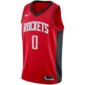 Maillot Homme Houston Rockets Jalen Green 0 Icon Edition Rouge Swingman