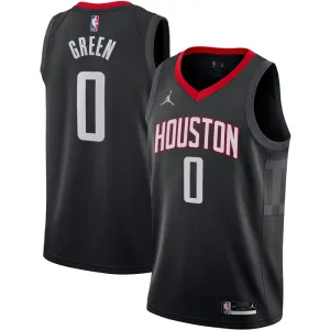 Maillot Homme Houston Rockets Jalen Green 0 Statement Edition Noir Swingman