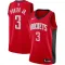 Maillot Homme Houston Rockets Kevin Porter JR 3 Icon Edition Rouge Swingman