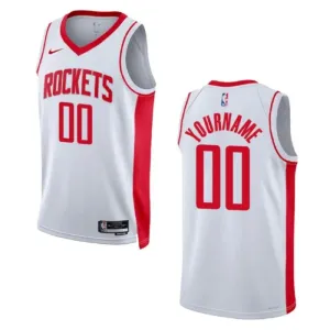 Maillot Homme Houston Rockets Personnalisé Association Edition Blanc Swingman Maillot Homme Houston Rockets Personnalisé Association Edition Blanc Swingman