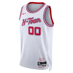 Maillot Homme Houston Rockets Personnalisé City Edition 2023-24 Blanc Swingman