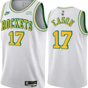 Maillot Homme Houston Rockets Tari Eason 17 Classic Edition 2022-23 Blanc Swingman Maillot Homme Houston Rockets Tari Eason 17 Classic Edition 2022-23 Blanc Swingman