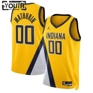 Maillot Enfant Indiana Pacers Bennedict Mathurin 00 Statement Edition Navy Swingman