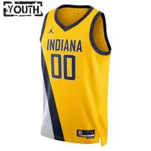 Maillot Enfant Indiana Pacers Bennedict Mathurin 00 Statement Edition Navy Swingman