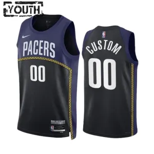 Maillot Enfant Indiana Pacers Black Personnalisé City Edition 2022-23 Navy Swingman Maillot Enfant Indiana Pacers Black Personnalisé City Edition 2022-23 Navy Swingman
