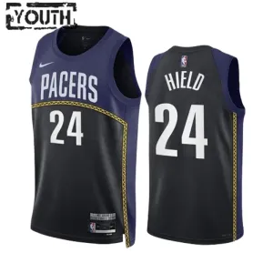 Maillot Enfant Indiana Pacers Buddy Hield 24 Black City Edition 2022-23 Navy Swingman Maillot Enfant Indiana Pacers Buddy Hield 24 Black City Edition 2022-23 Navy Swingman